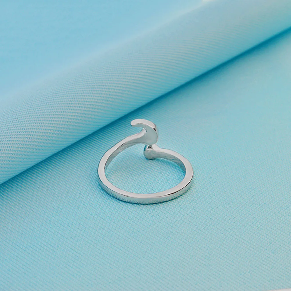 Кольцо Semicolon регулируемое кольцо для девушек вдохновляющие ювелирные изделия Love