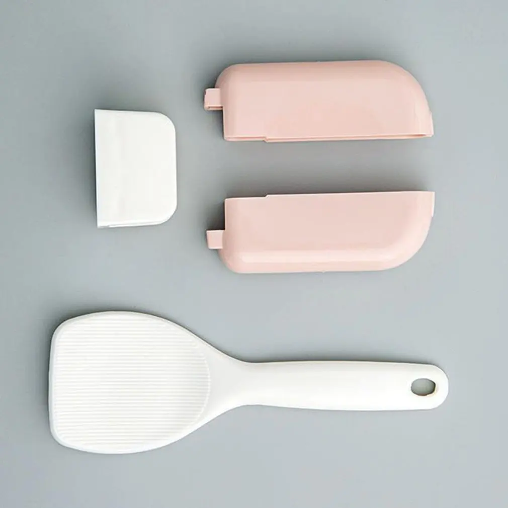 

Vertical Rice Spoon With Lid Automatic Open And Close Holder For Rice Spoon Rice Shovel Kitchen Tools