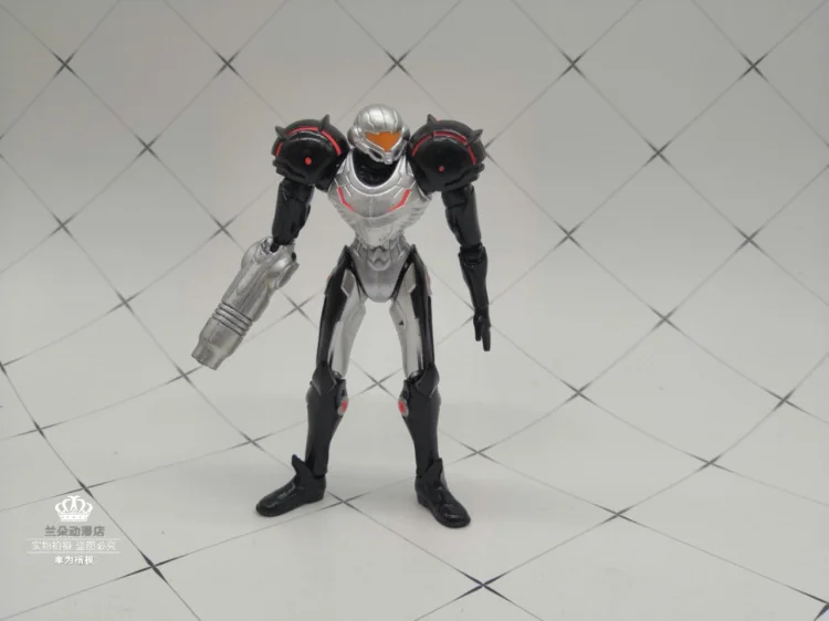 13cm black Samus 7~ 13 см размер METROID zero samus мультфильм Коллекционная фигурка кукла мини ПВХ хорошее качество рука может двигаться модель d11 - Цвет: 13cm black Samus