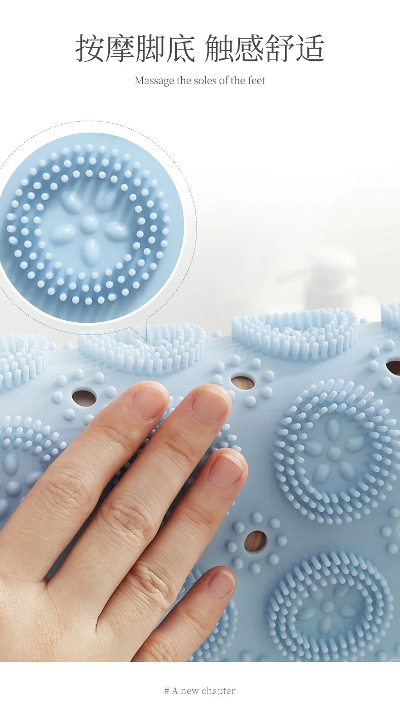 Нескользящие коврики для ванной из ПВХ круглый коврик комнаты безопасный