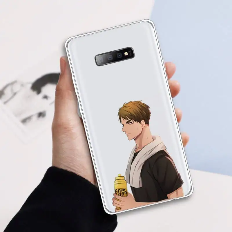 

Ushijima Wakatoshi Phone Case Transparent For Samsung Galaxy A71 A21s S8 S9 S10 plus note 20 ultra