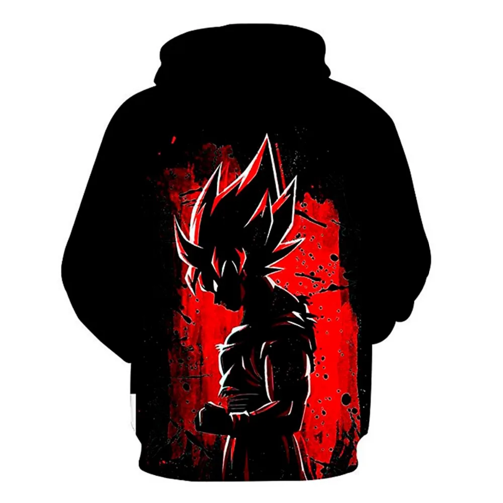 Дизайн Dragon Ball Z 3D толстовки для мужчин/женщин пуловеры толстовки сильный Гоку печати мужской с капюшоном спортивные костюмы с капюшоном