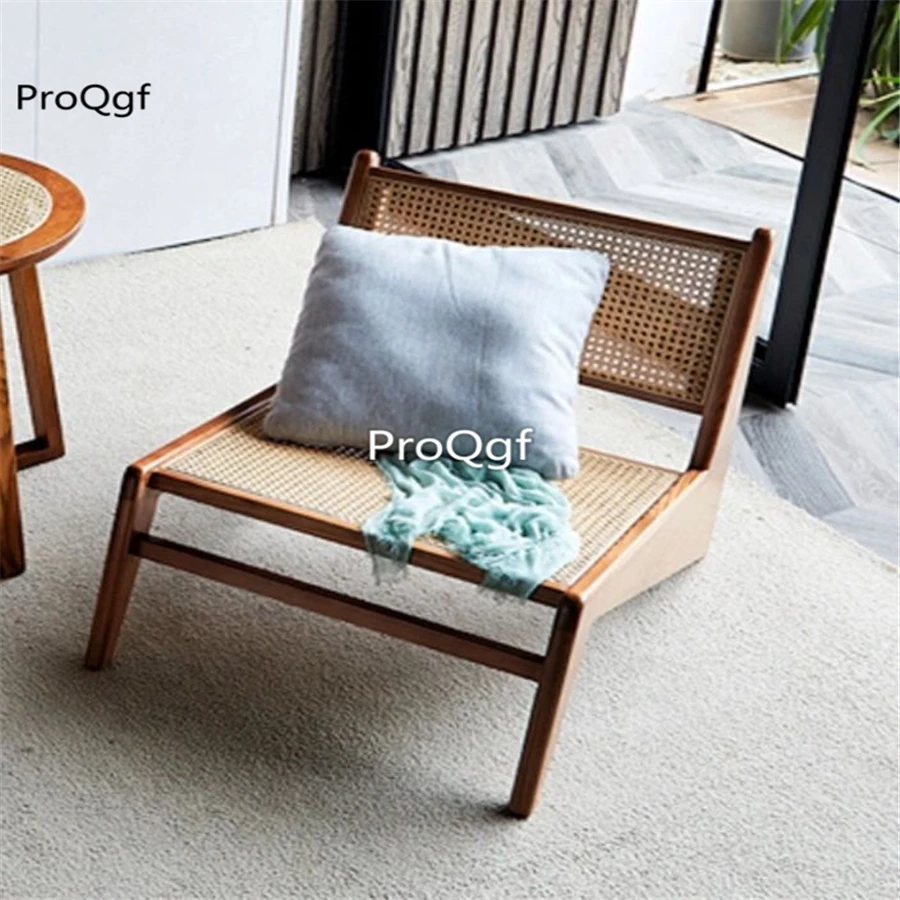 Prodgf 1 шт. набор Minshuku обеденный стул из ротанга (без подушки) | Мебель