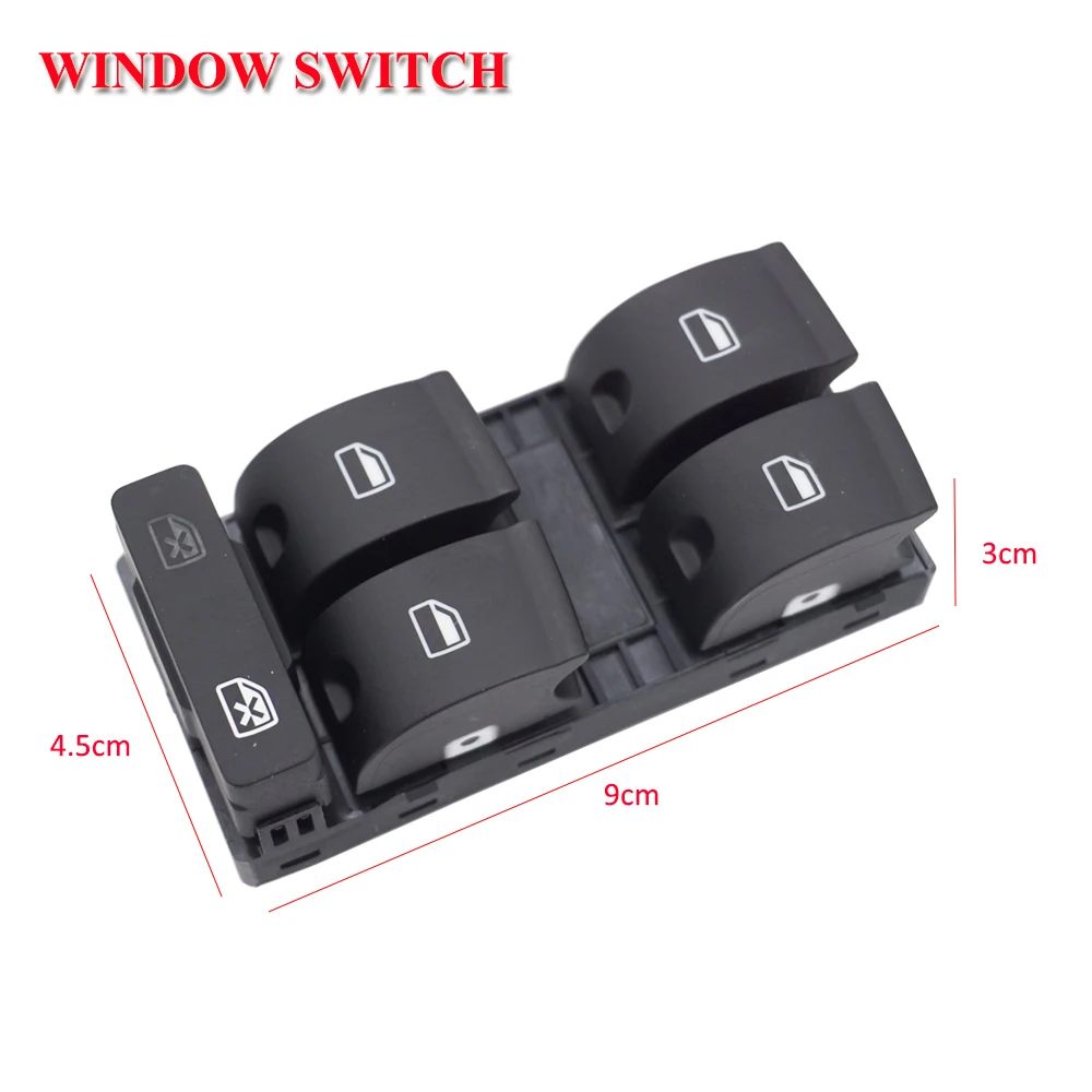 

Электрическая кнопка переключения главного окна Powert для AUDI A4 B6 2003- B7 SEAT Exeo 8E0 959 851 8E0 959 855 8E0959851B