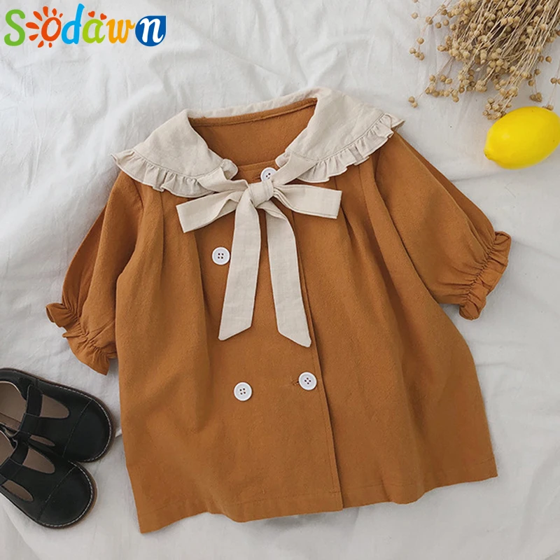 Sodawn детская одежда Осеннее новое платье для девочек маленьких принцесс Вечерние