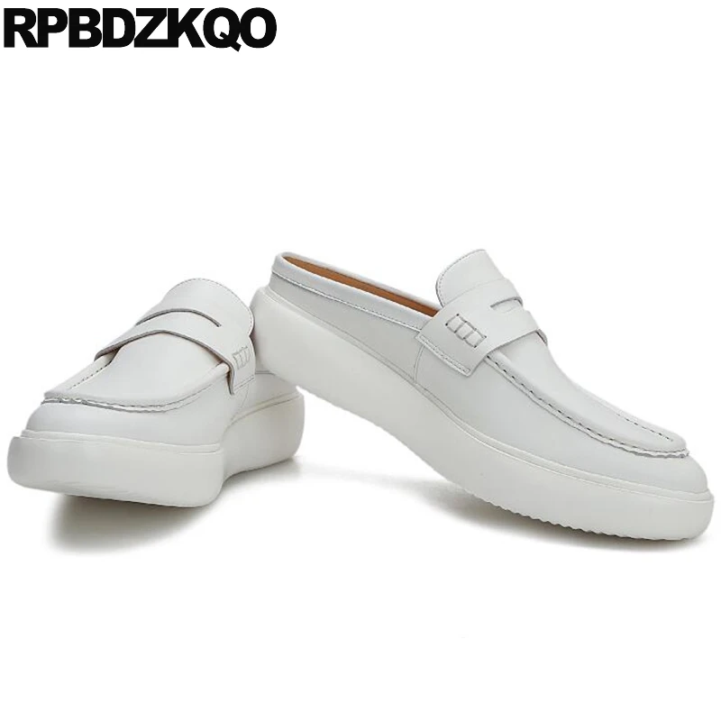 Сандалии Металлический бренд Деловая повседневная мужская обувь из воловьей