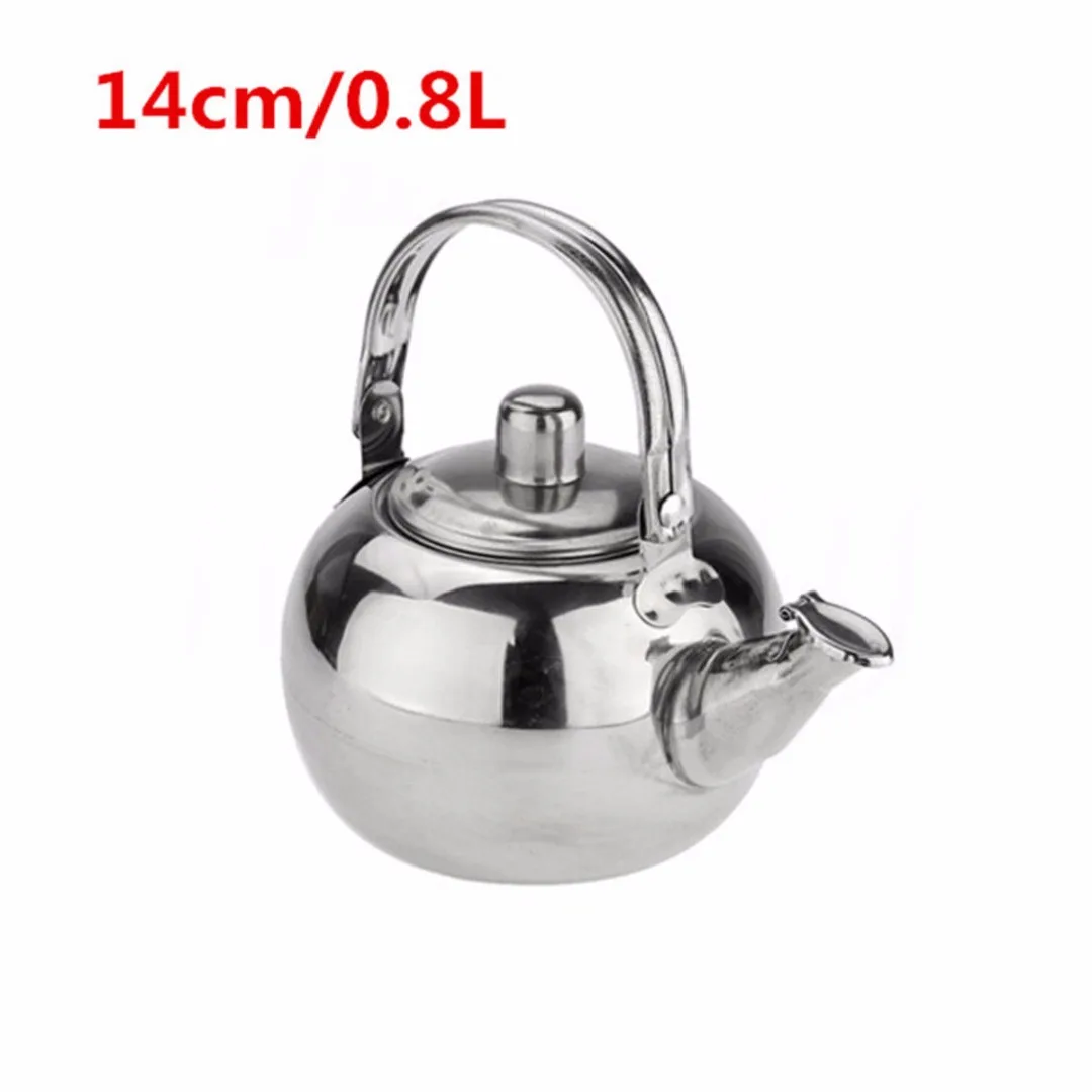 1 шт. Mayitr 14/16/18/20 см Нержавеющая сталь Чай горшок Кофе горшок с Чай Листа Заварки фильтром удобный Чай& Кофе горшки - Цвет: 14cm