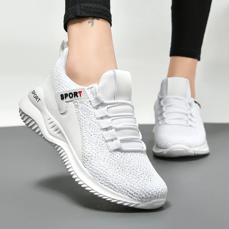 Женские кроссовки для бега US8 большого размера удобные прогулок на открытом