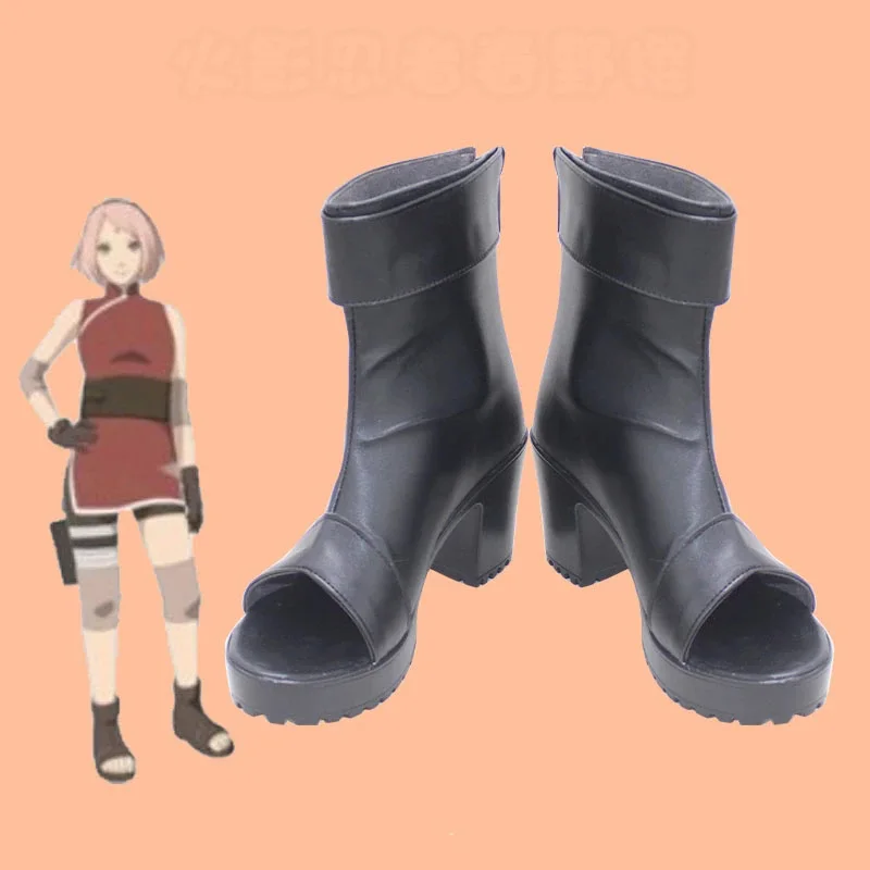 Боруто Последний Наруто Сакура Косплэй обувь для вечеринок в стиле аниме боруто: