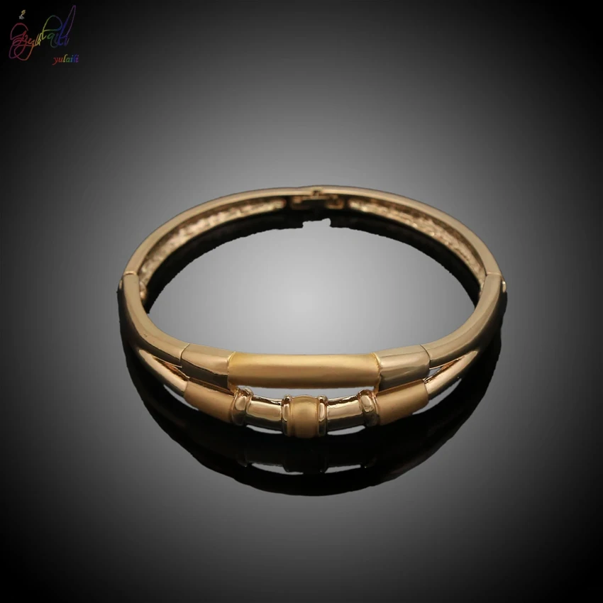 Yulaili новинка Дубай Золотые Ювелирные наборы для женщин геометрический кристалл