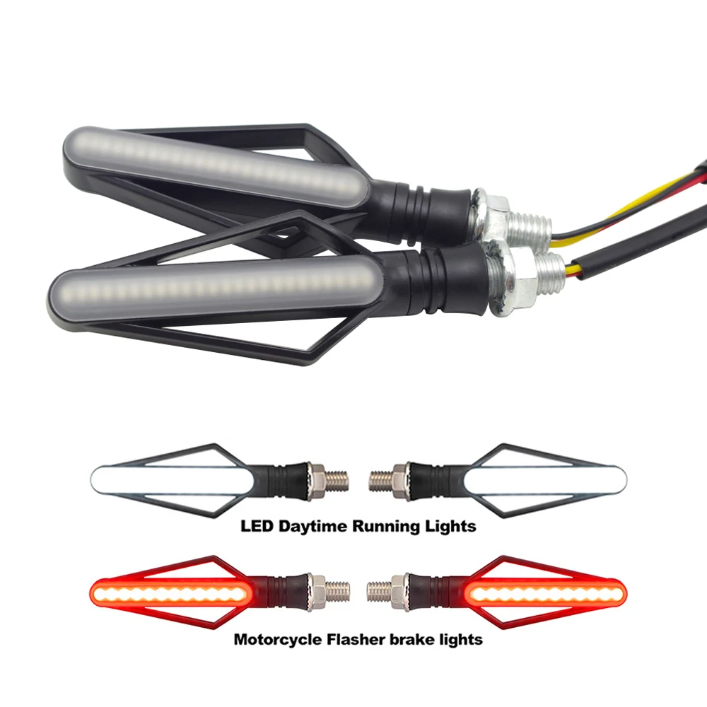 Универсальный мотоциклетный указатель поворота плавное мерцание светодиодные