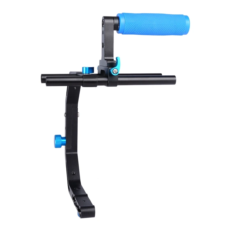 Yelangu прочный алюминиевый сплав видео Dslr камера C Форма Кронштейн Поддержка