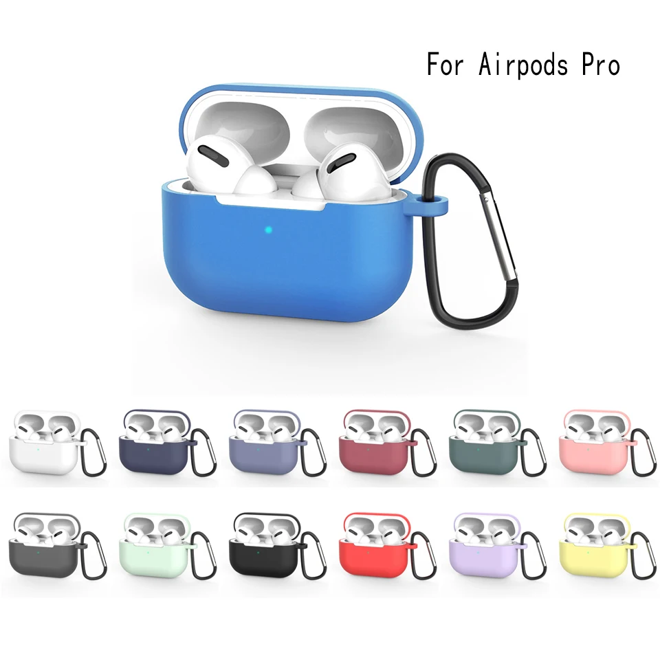 

Silicone Cover Case For Airpods Pro Case Wireless Bluetooth Case for airpod 3 Case For Air Pods Pro Earphone Accessories