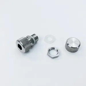 Соединитель Thermowell с резьбой 12 мм и черным силиконовым уплотнительным кольцом из нержавеющей стали 304, соединитель Thermowell