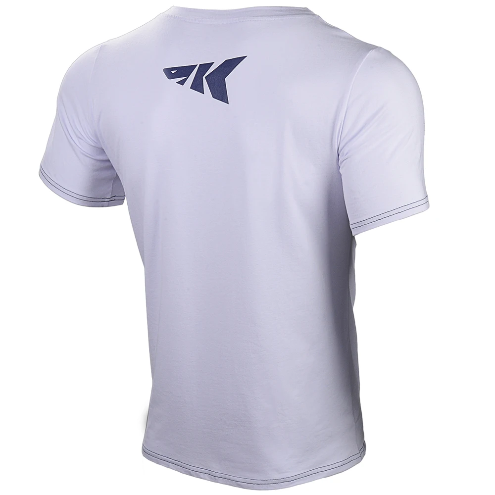 KastKing футболка с круглым вырезом для мужчин или женщин для рыбалки с коротким рукавом для спорта на открытом воздухе одежда для рыбалки белого и синего цветов