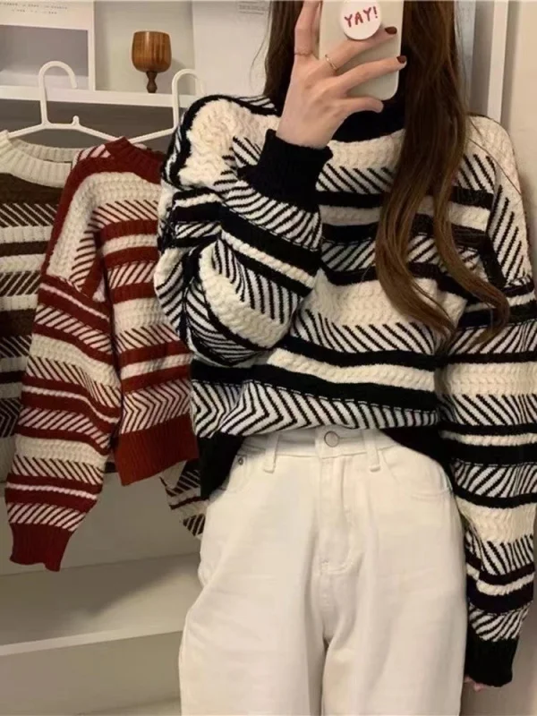 Зимняя одежда новая верхняя свободная облегающая шерстяная куртка с длинными