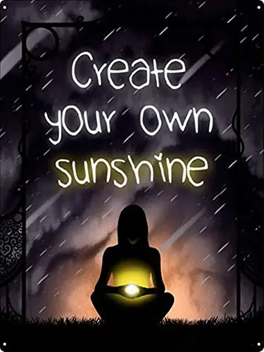 

Create Your Own Sunshine Metal Wall Poster Tin Sign Vintage BBQ Restaurant Dinner Room Cafe Shop Decor