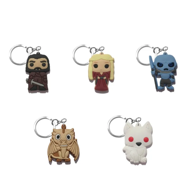 7031-02-06 mix20pcs 20 шт. брелок для ключей с героями мультфильма Мститель Микки из мультфильма Игра престолов, шаровые цепочки, брелок для ключей Супер Марио, детские подарки, вечерние сувениры - Цвет: 7031-02-06 mix20pcs