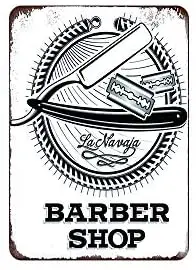 

Barbershop Metal Sign 8" x 12"