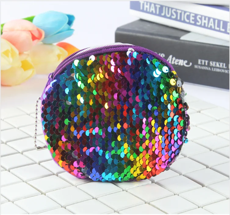 Детский кошелек маленький блестящий ремешок для монет детский диагональный