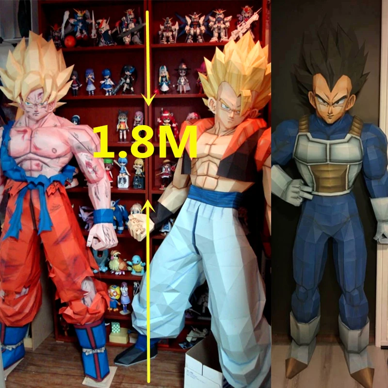 Объемная бумажная 3D модель дракона из бисера 190 см аниме DBZ игрушки Коллекционная