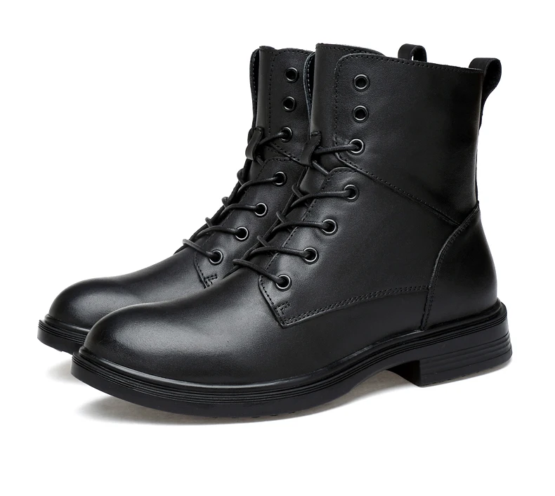 VESONAL/; сезон осень-зима; высокие мужские ботинки из натуральной кожи; зимняя обувь; меховая плюшевая Классическая Теплая мужская повседневная обувь; кроссовки; обувь