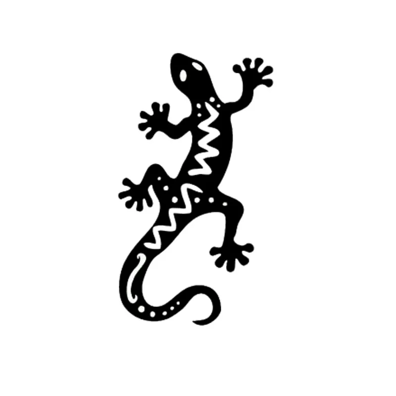 

Модная Автомобильная наклейка Gecko, ящерица, ПВХ, автомобильный хвост, аппликация, яркие животные, автомобильная наклейка, черный/серебристы...