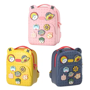 diy light tide childrens cartoon backpack kindergarten outdoor multi functional sports schoolbag childrens bags backpack free global shipping