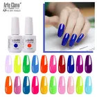 Arte Clavo ногти впитывают сладкие карамельные цвета 15 мл светодиодный Гель-лак Желтый Синий лак Перманентный DIY Дизайн ногтей маникюр украшение