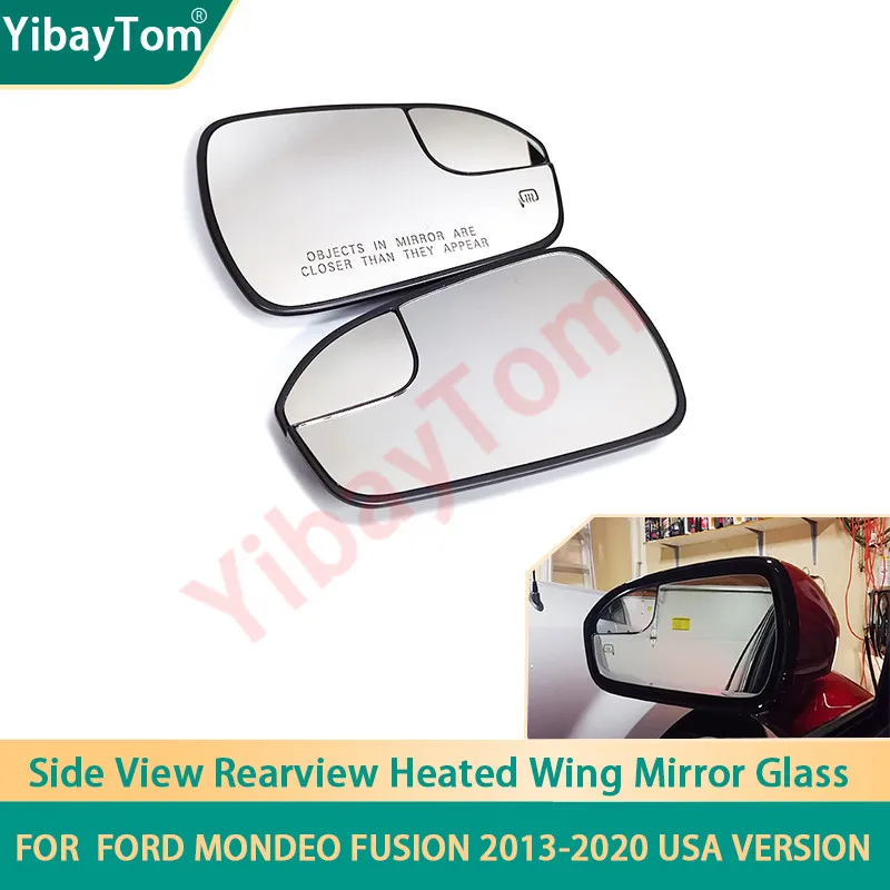 Сменное боковое зеркало заднего вида с подогревом для Ford Mondeo Fusion 2013-2020 функцией