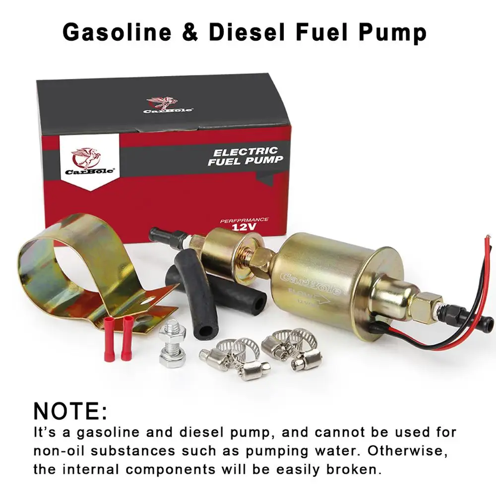 Универсальный Топливный Электрический насос для газа углерода E8012S 12 В 5 9 PSI