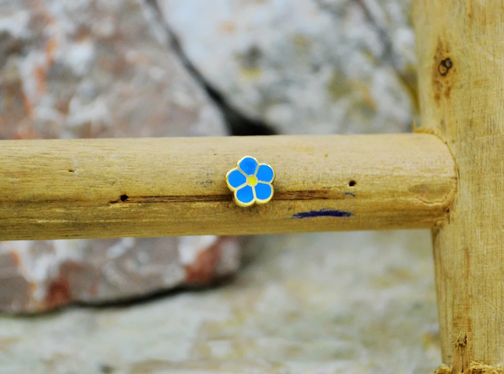 Оптовая продажа миниатюрный цветок фотообои забудьте о мне|Булавки и значки| |