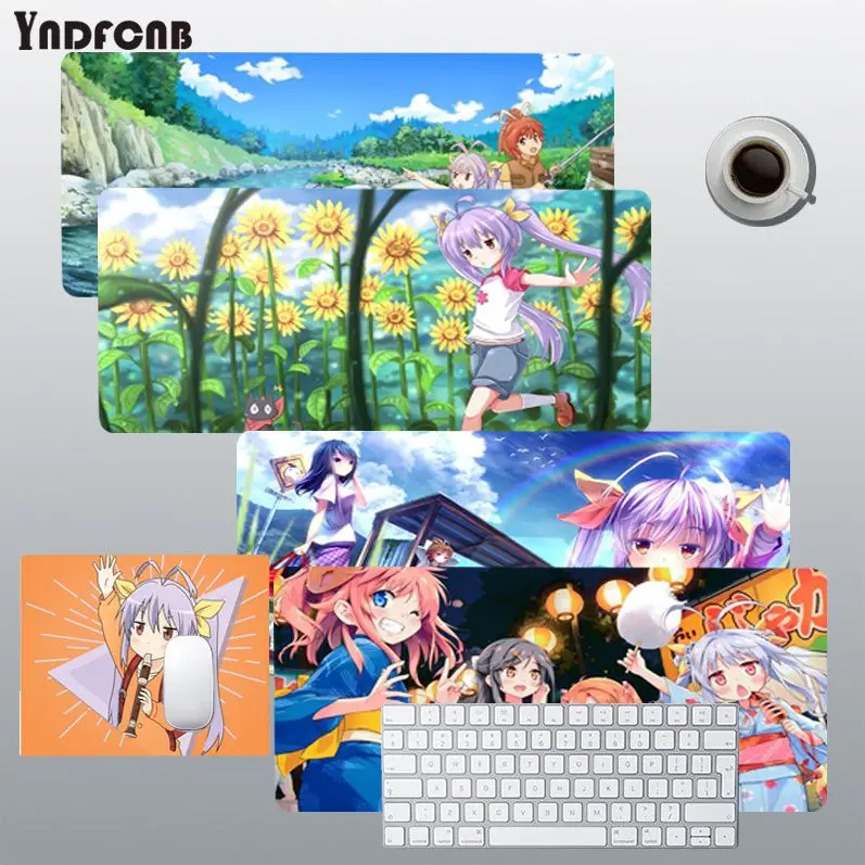 

Non Non Biyori Non Slip Gamer Speed Mice Retail Small Rubber Mousepad Size for Small mouse pad Keyboard Deak Mat for Cs Go LOL