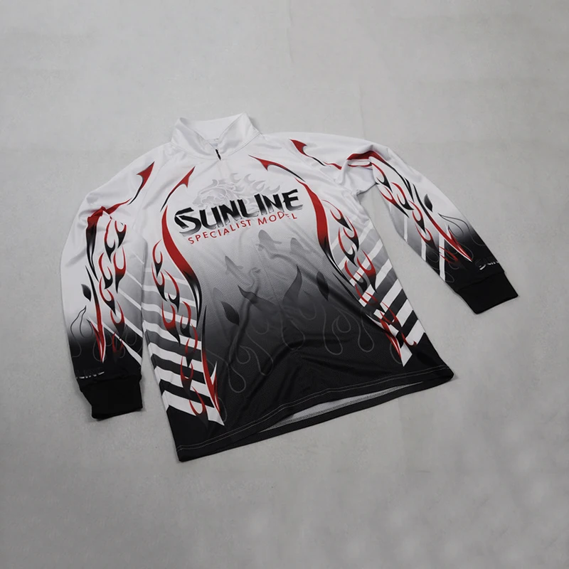 Летняя рыболовная рубашка с длинным рукавом одежда для рыбалки дышащая ХИК-сушка