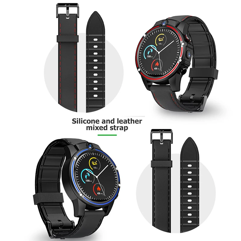 KOSPET Vision Smartwatch Смарт часы gps 4G Android 3 + 32 Гб Sim двойная камера наручные