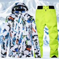 2020 new winter ski suit warm windproof snowboard jacket men waterproof outdoor sports snow jackets and pants skiing clothes