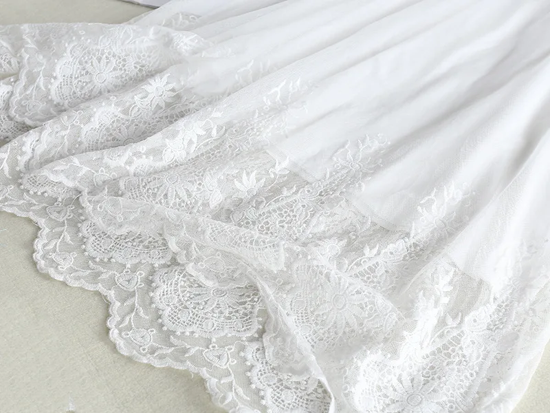 Кружевное газовое платье-комбинация женское летнее длинное шифоновое с