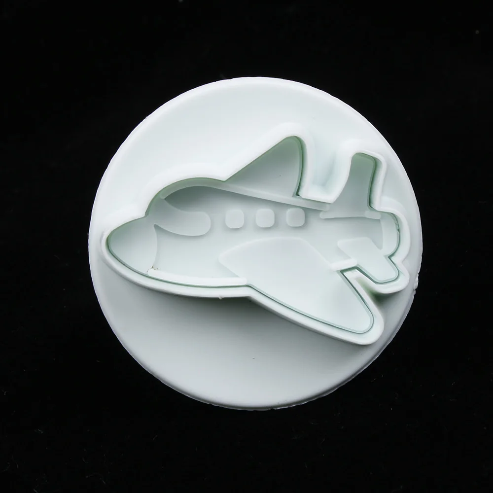 4 шт./компл. самолета/автомобиля/Танк/Форма Пластик печенья режущие инструменты