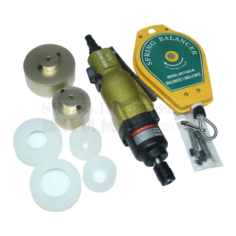 Укупорочная машина, крутящий момент 80 кг, пневматический инструмент для укупорки бутылок, завинчивающая машина, ручной укупорочный аппарат, водительский патрон Укупорочная машина, крутящий момент 80 кг, пневматический инструмент для укупорки бутылок, завинчивающая машина, ручной укупорочный аппарат, водительский патрон