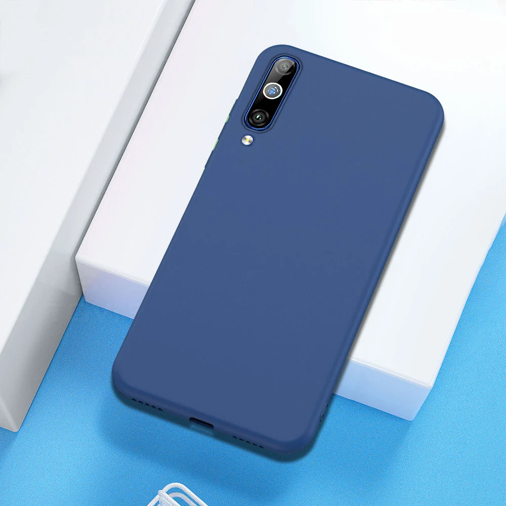 Синий Для samsung A50 чехол силиконовый мягкий защитный чехол для samsung Galaxy A70 A60 A50 A40 A30 A10 S8 S9 S10 S11 Plus Note 10 чехол - Цвет: Синий