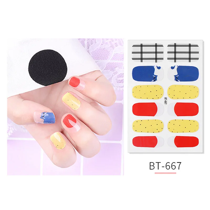 Оптовая продажа аксессуары для ногтей смешанный дизайн новые наклейки дизайна