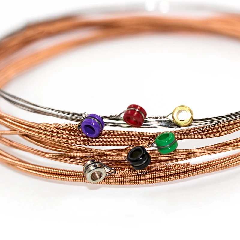 

Orphee 3 Set Tx620-P Acoustic Guitar Strings Hexagonal Carbon Steel Phosphor Copper Plated 1St-6Th Strings