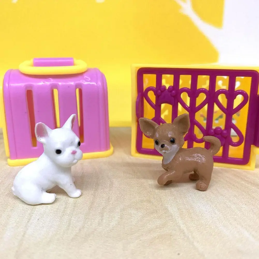 

Игрушки для девочек, игрушечный вольер, маленькие животные, вольер, любимые следы, вольер, милые щенки