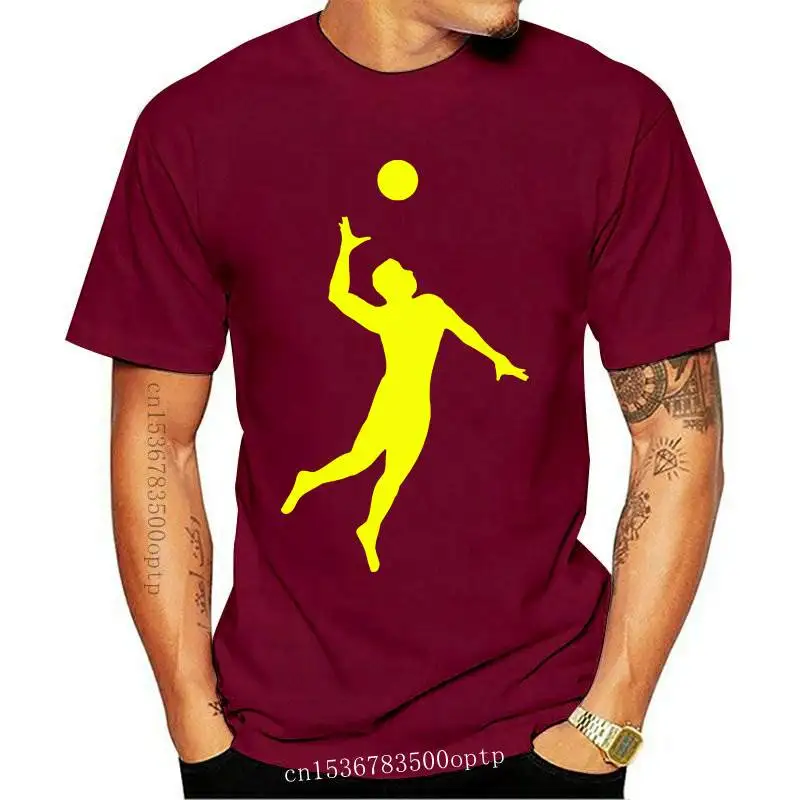

New 2021 2021 Funny Style Evolution of Volleyballs T Shirt men Custom Pattern cotton Short Sleeve man Good at Volley Ball T-shir