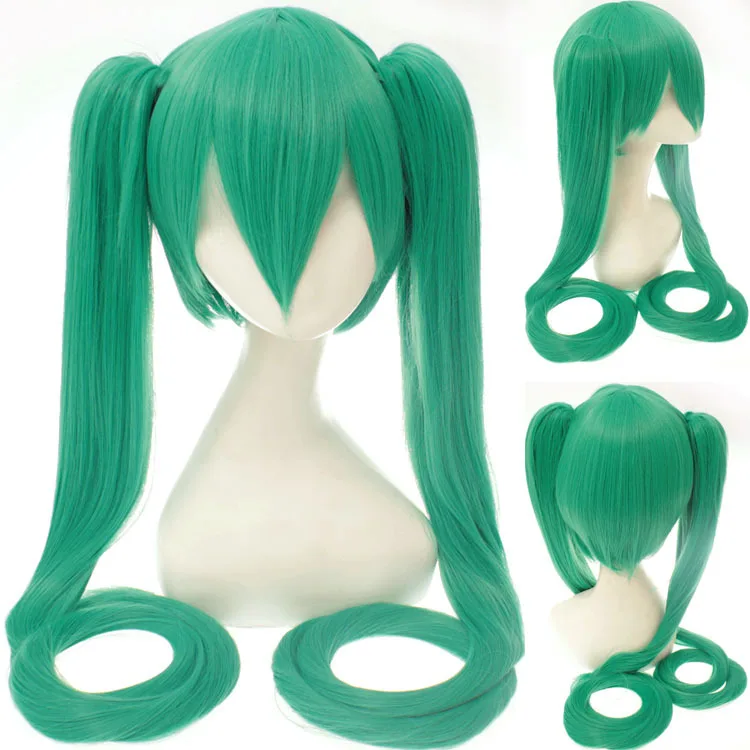 Cosplay&ware 28 Colors Vocaloid Miku Cosplay Wig Long Heat Resistant Synthetic Hair Clip Ponytails Wigs & Cap -Zentai shop online H2d32ab748c81447ea4ba90f2a3b2b3b2p.jpg