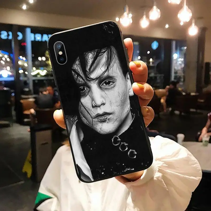 

the film Edward Scissorhands Phone Case for iPhone 11 12 pro XS MAX 8 7 6 6S Plus X 5S SE 2020 XR luxury design coque shell