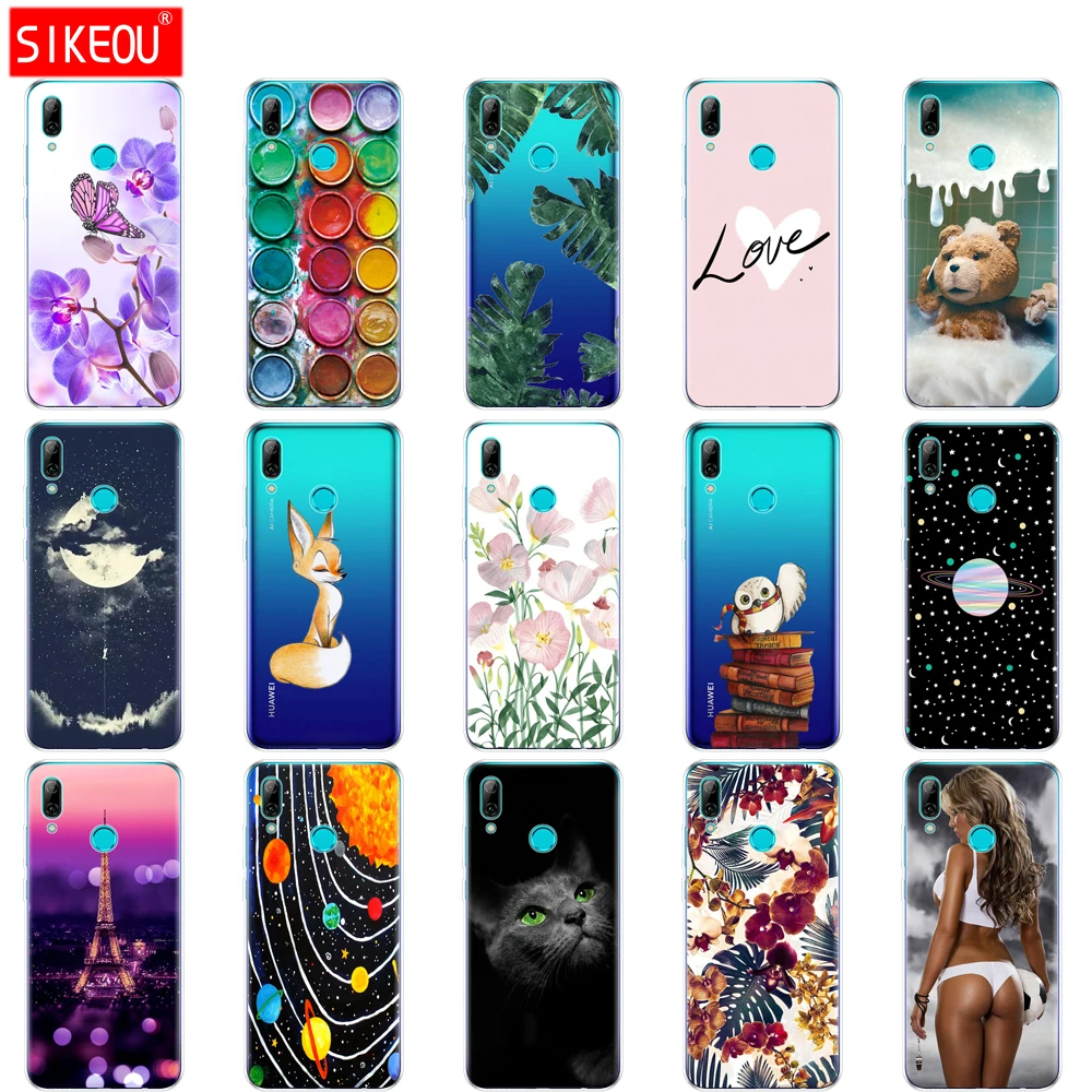 Для huawei P Smart чехол Модный узор силиконовый мягкий чехол s чехол для huawei P Smart чехол Бампер для huawei P Smart