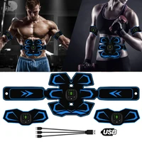 new abdomen muscle trainer stimulator ems muscles electrostimulator toner gym wireless vibration body slimming fitness equipment