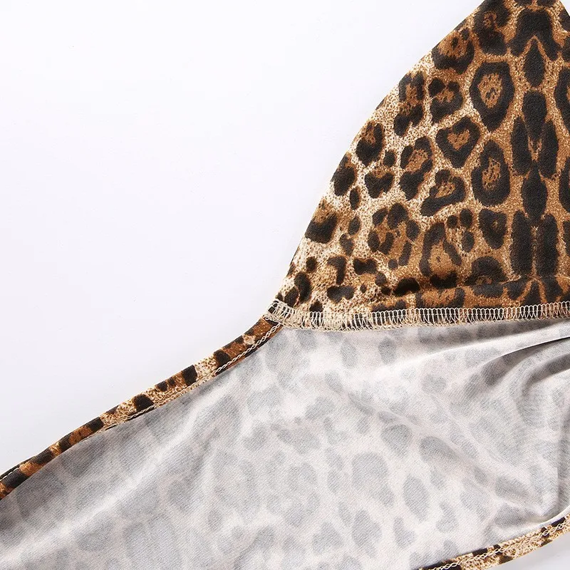 

New Women Sexy Lingerie Bra Leopard Metal Ring Crop Tops Porno Babydoll Lenceria Mujer V-neck Bandage Erotic Bra Sexy Underwear