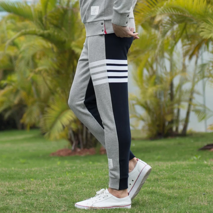 

2021 модные брендовые полосатые тренировочные штаны, мужские Индивидуальные повседневные спортивные брюки, спортивные штаны, мужские тренир...